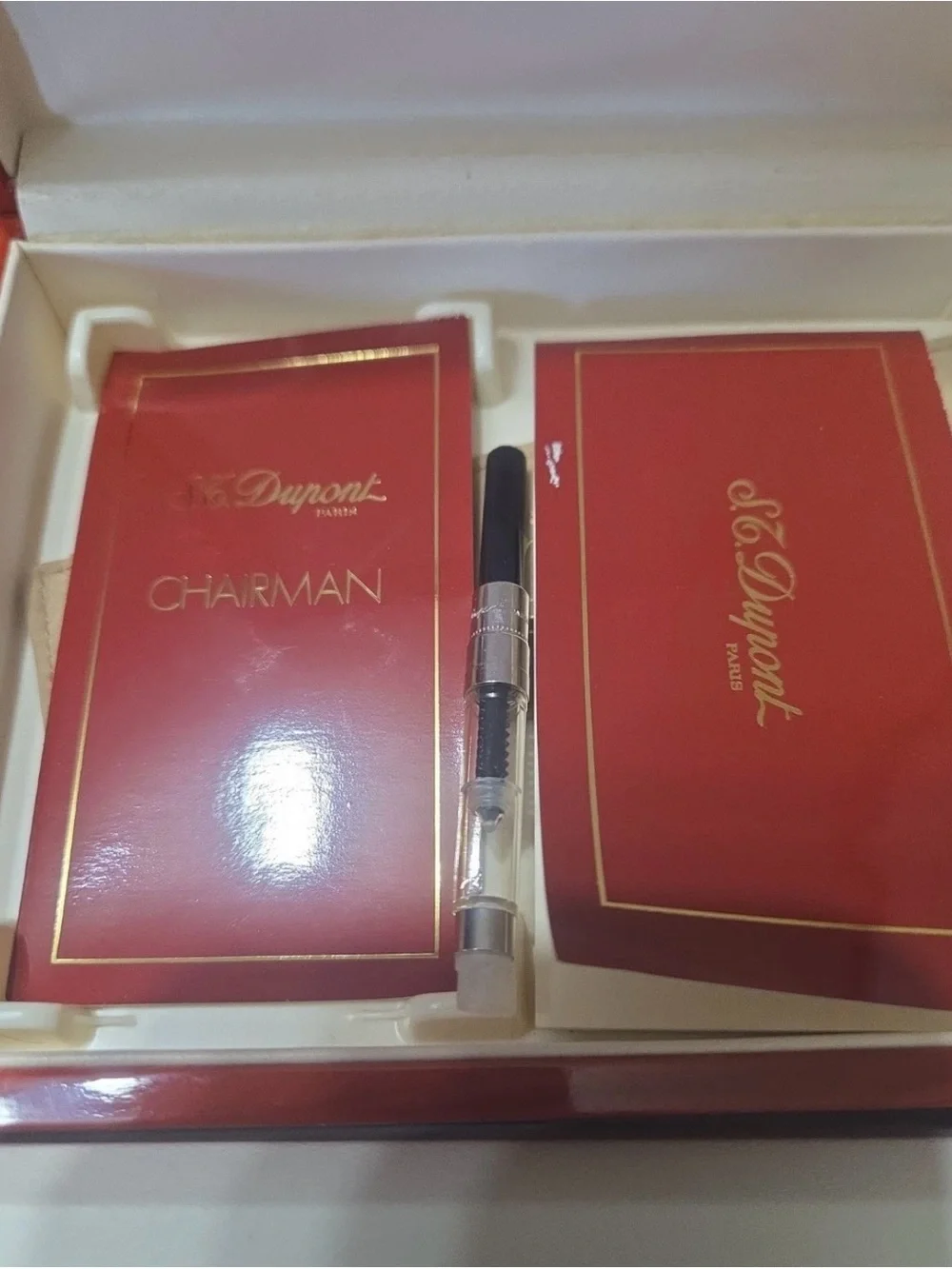 S.T. Dupont Chairman Brown & Gold Rollerball Pen
